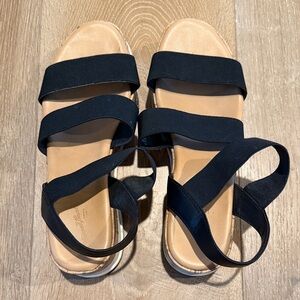 Black Strappy Sandals